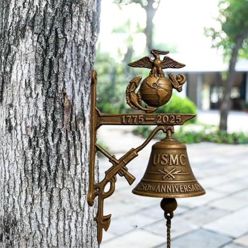 Marine Corps 250th Anniversary Doorbell - Bronze Color