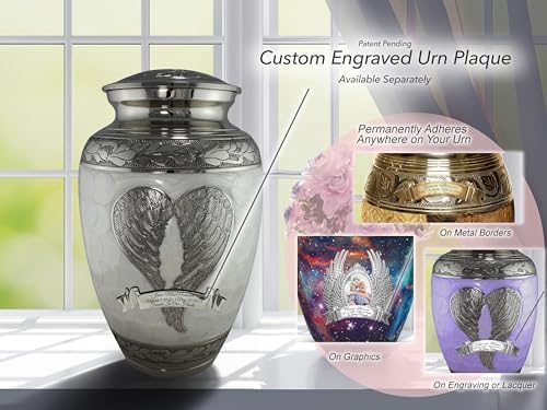 Angel Cremation Urn for Women - Handcrafted Decorative Urn