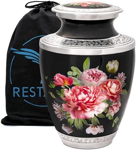 Peony Bouquet Cremation Urn for Human Ashes