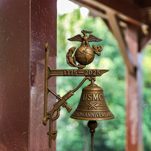 Marine Corps 250th Anniversary Doorbell - Bronze Color
