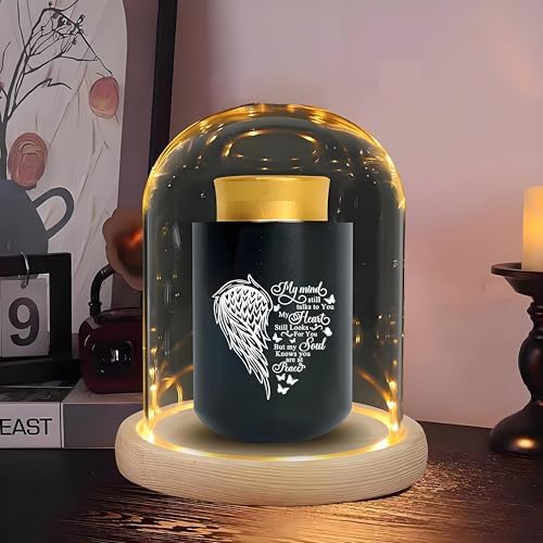Small Keepsake Urn for Adult Ashes with Display Case