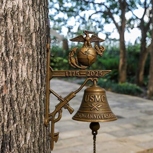 Marine Corps 250th Anniversary Doorbell - Bronze Color