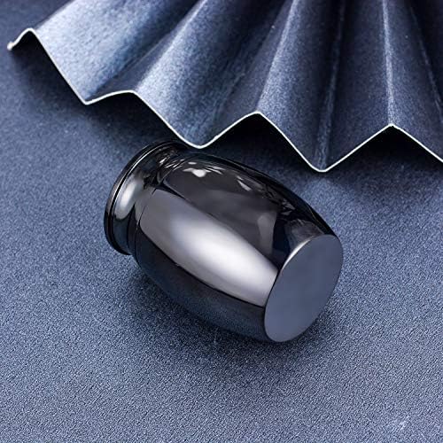 Sunling Mini Stainless Steel Cremation Urn - Black 157 Inch High