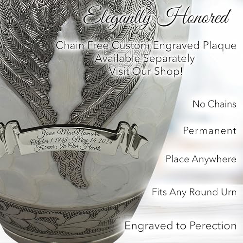 Angel Cremation Urn for Women - Handcrafted Decorative Urn