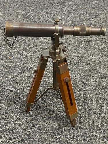 Brass Wood Telescope Nautical Decor Gift