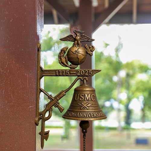 Marine Corps 250th Anniversary Doorbell - Bronze Color