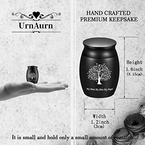 Miniature Cremation Urn for Sharing Handcrafted Keepsake Urn for Family