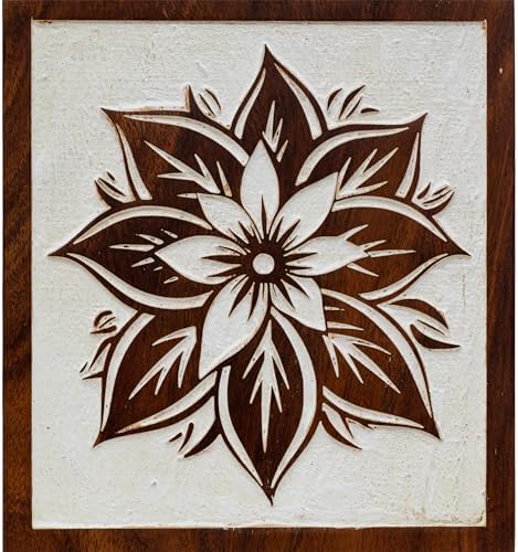 Premium Wooden Urn - Floral Design for Humans and Pets