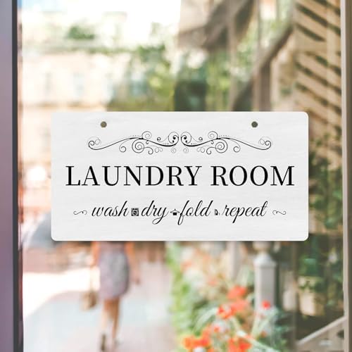 Farmhouse Laundry Room Decor Wall Sign 10x5 Inches
