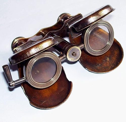 Vintage Brass Pirate Ship Telescope Brown