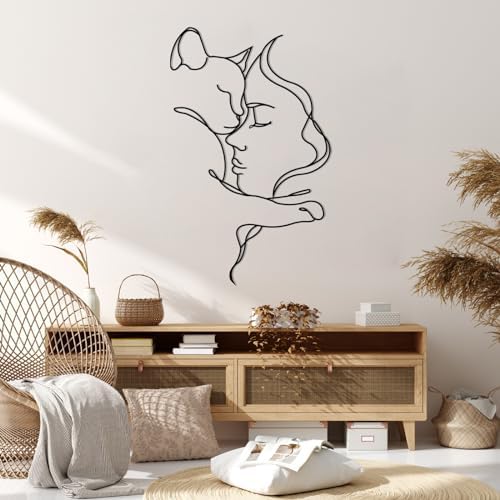 Seemy Cat Decor Wall Art 18x11 Metal Sign