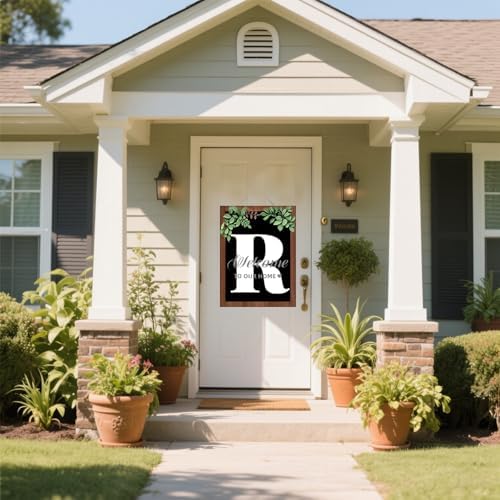 16 x 12 Ultra Large Letter R Front Door Wreath