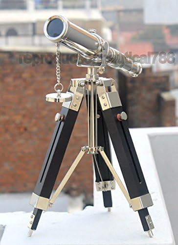 Mahira Nautical Vintage Brass Telescope Decorative Accents
