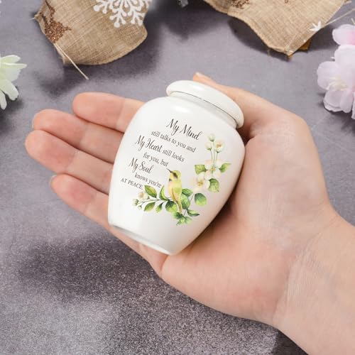 SOITIS Ceramic Mini Urn for Ashes 28 Inch