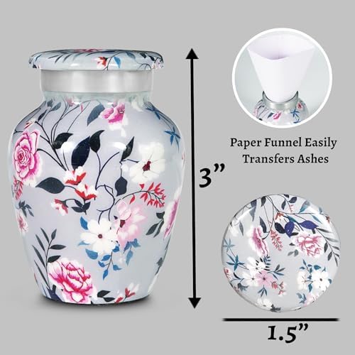 Mini Urn for Human Ashes 3 Inches 1 Pc