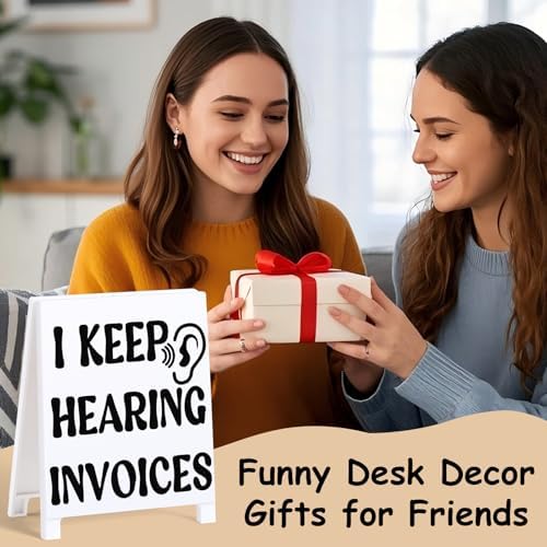 Funny Accountant Desk Sign Tax Season Decor